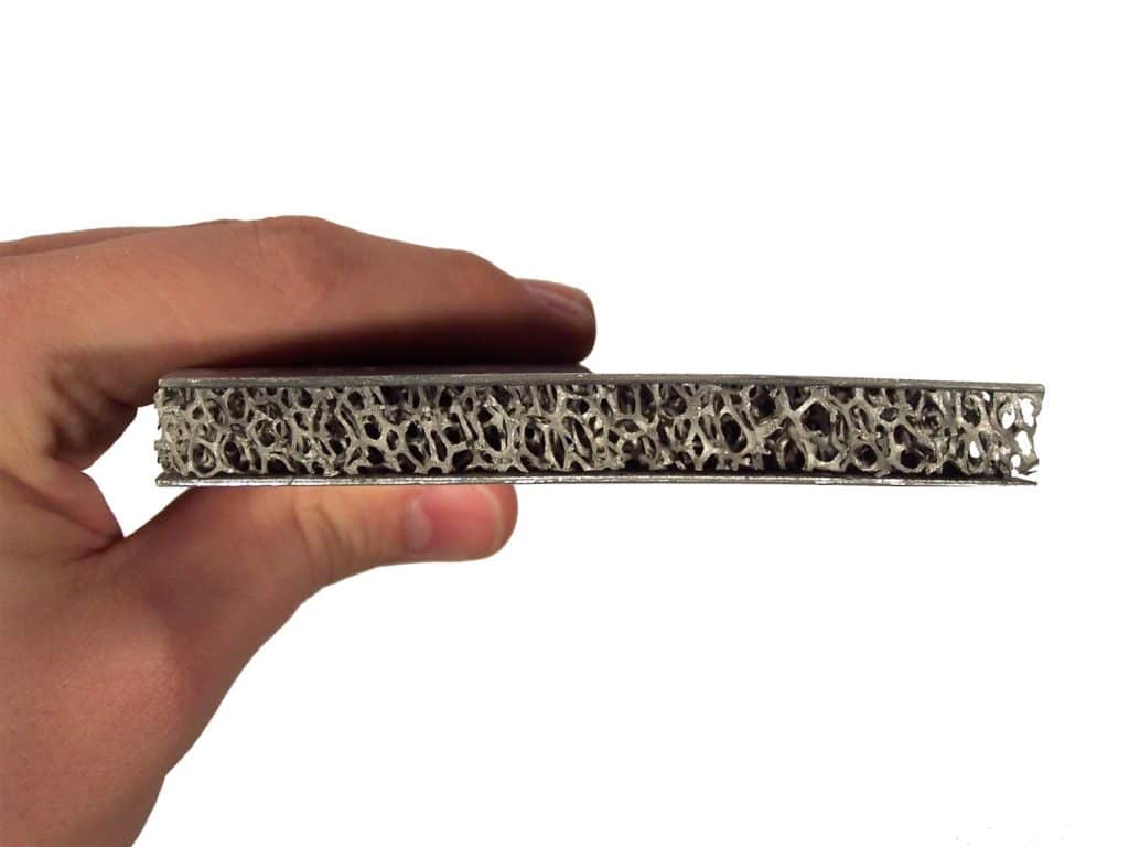 Example of metal foam