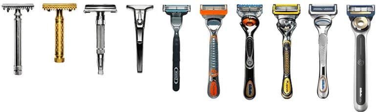 Product innovation of system razors